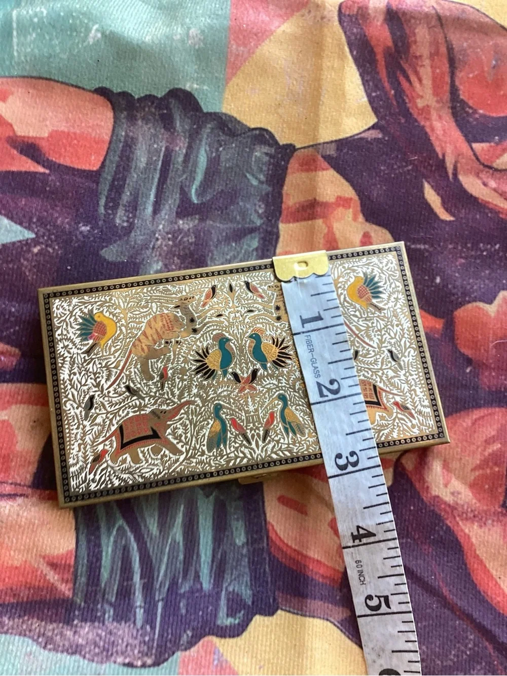 Vintage/antique gold metal cigarette case